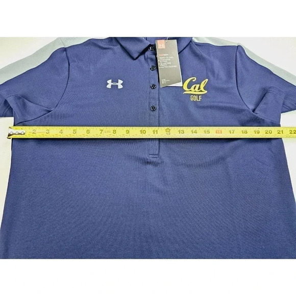 Under Armour Loose Heat Gear Size Large Women's Cal State Berkely Golf Polo NWT - Picture 3 of 13